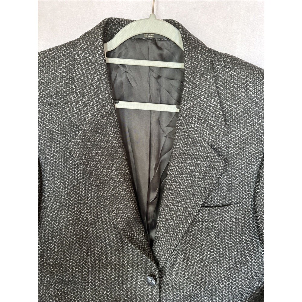 Dario di Napoli Herringbone Tweed Blazer Wool Sport Coat Jacket Mens 42R  Italy